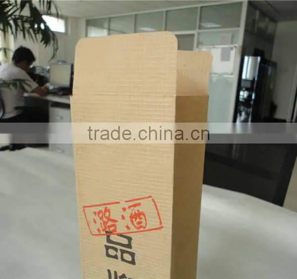 2016 World Modern Kraft Thread Paper Wine Bottle Paper Bags With or Without Handles photo-4