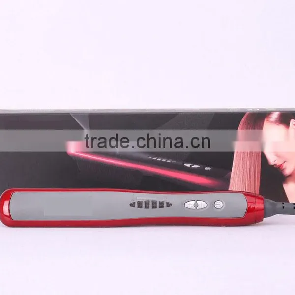 Electric Ceramic Hair Straightener With Comb Magic Hair Straightering Brush photo-3