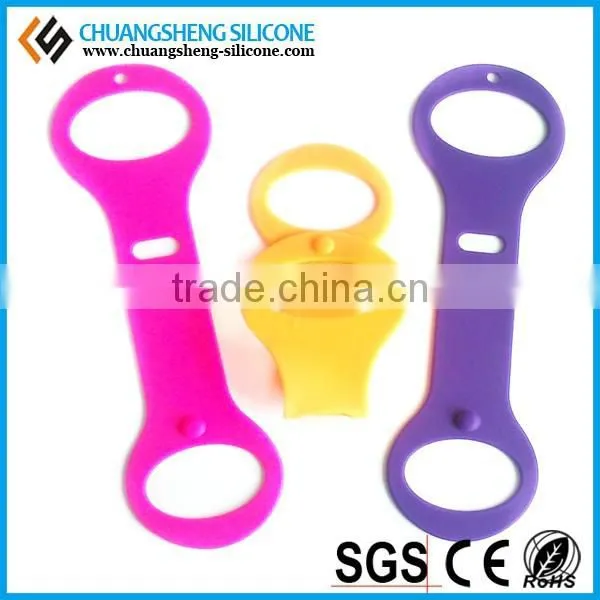 Two Side Round Easy Operation Silicone Phone Card Hang Holder for All Phone Models photo-3