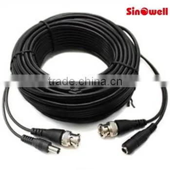 10m/20m30m/50m/100m BNC Plug Male + DC Jack Male to BNC Male + DC Female Audio Jack Cable