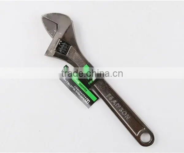 High Quality Black Nickel-Plated Adjustable Wrench photo-4
