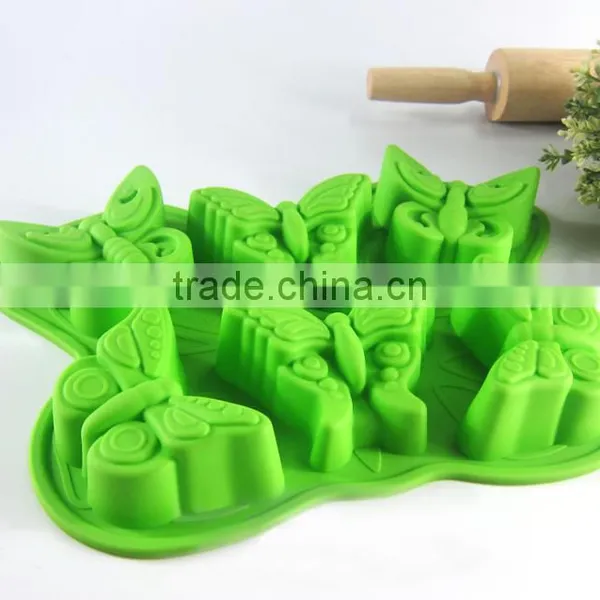 11004 Butterfly Shape Baking Silicon Cake Mould,animal Foot Print Silicone Baking Mould photo-5