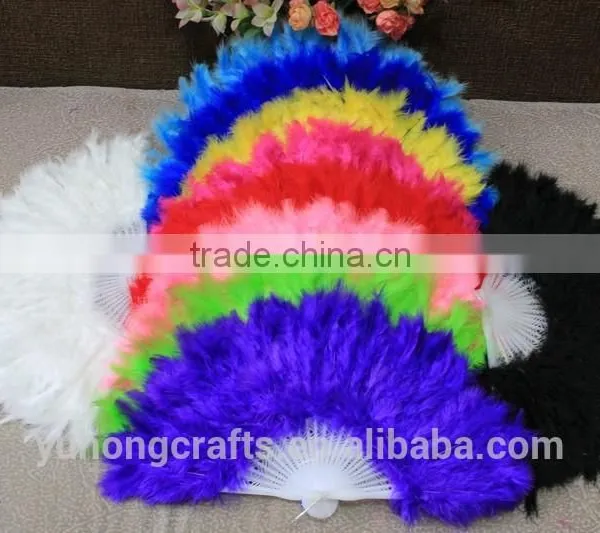 Party Feather Fan With Plastic Ribs photo-4