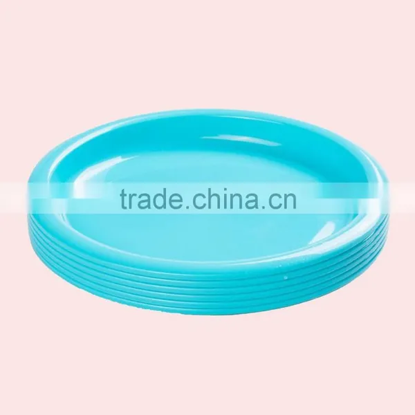 2017 Clear PP Plastic Round Shape Plates Set for Picnic photo-5