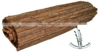 Natural Strong Bark Fencing for Gardening
