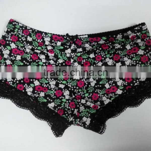 Woman Clothes Conservative Swimwear Fabric Girls Underwear With Bra photo-3