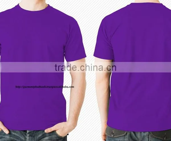 100% Cotton, 220 Gsm Blank T-shirt, Men's T-shirt Short Sleeve photo-4