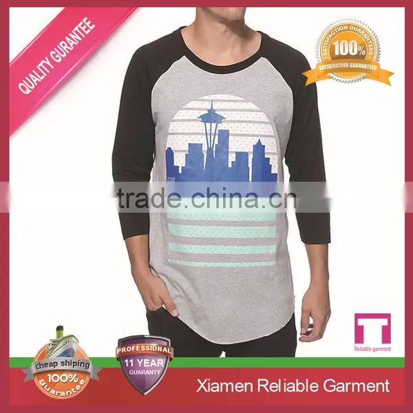 New Design 100% Cotton 3/4 Sleeve Hawaii Shirt , High Quality Wholesale Printing Custom Accepted photo-6