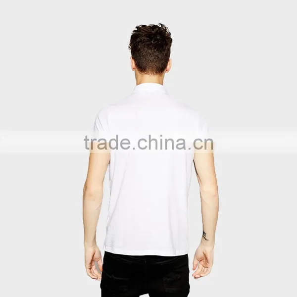 Men's Polo Shirt White Polo Shirt photo-2