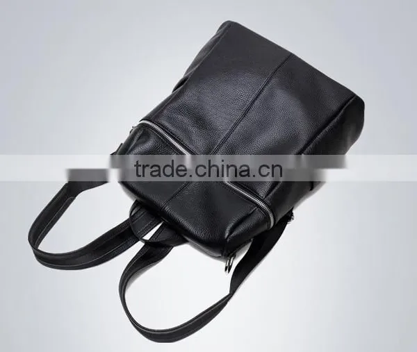 Black Women Waterproof Pattern Custom Leather Backpack Wholesale photo-6