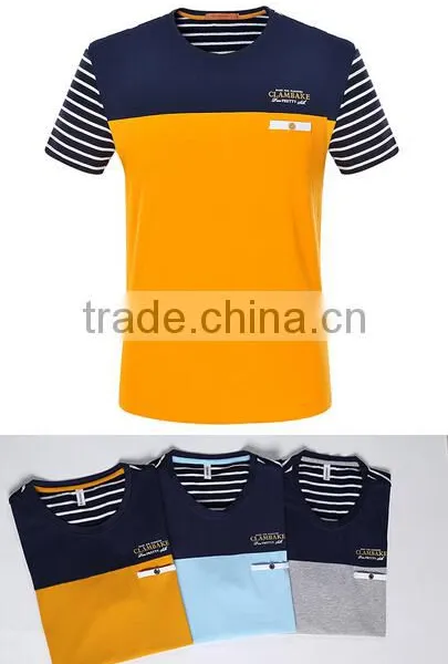 Custom Cheap Short Sleeve Italian Slimfit Print T-shirt , Shirt Clothing Wholesale for Sale photo-3