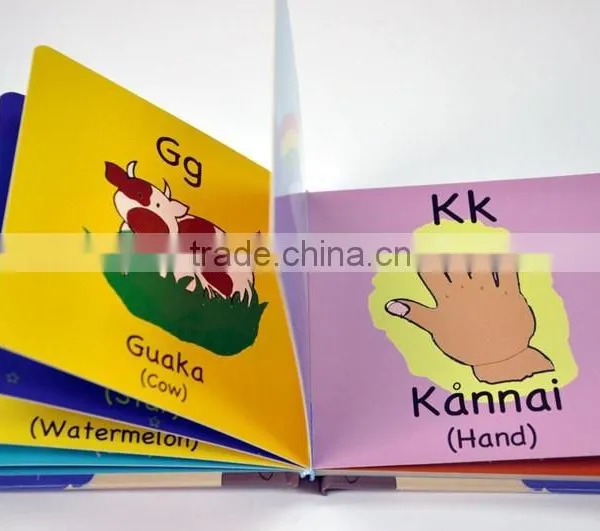 Children Color Carton Book Printing Custom Case Bound Board Book With Glossy/matt Vanish photo-5