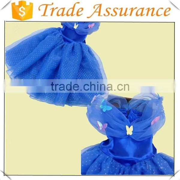 2015 Latest Children Party Cinderella Dresses for Girls,Cinderella Costume Kids Party Fancy Dress For Children's Day photo-3