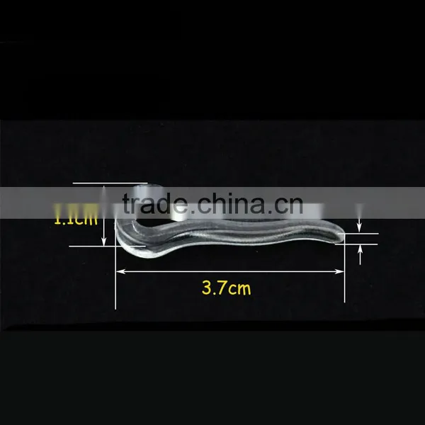 High Quality Without Teeth Shirt Packing Transparent Plastic Clips photo-3