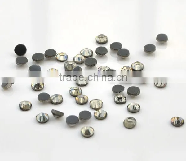 Wholesale Hot Fix Glass Crystal,Hot Fix Rhinestones Rose & Flatback in Black Diamond Rhinestine photo-3