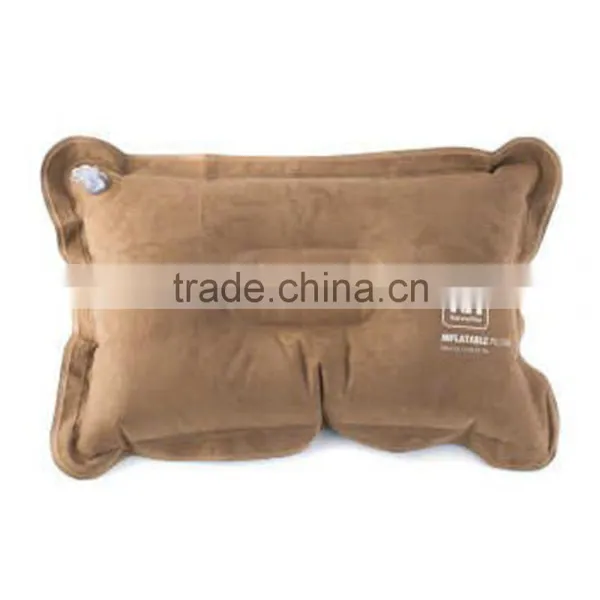 2016 Hot Sales Promotion Mini Travel Pillow Ultralight Portable Air Inflatable Suede Outdoor CampingTravel Soft Pillow photo-3