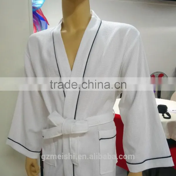 100% Cotton Waffle Children Bathrobe for Hotel photo-4