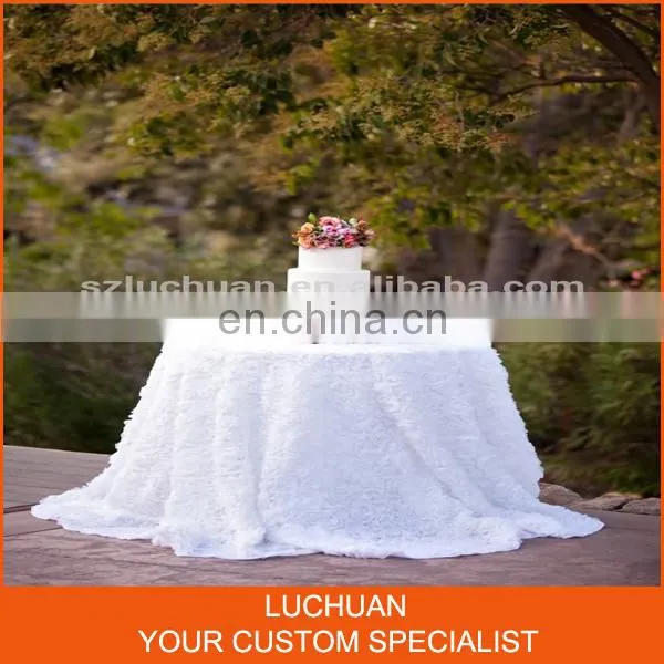 New Design Wholesale Rosette Party Tablecloth photo-4