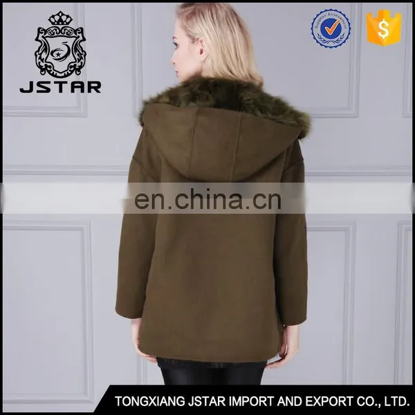 Top Quality Australia Sheepskin Ladies Wool and Cashmere Coat Sale photo-2