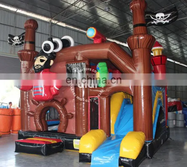 Wholesale Inflatable Pirate Ship Jumping Bouncer Combo photo-2