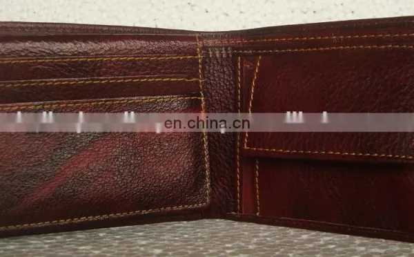 Mens Genuine Leather Wallets Exporter, Gents Leather Money Purse Manufacturer