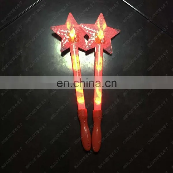 Custom Logo Glow in Dark Magic LED Flashing Stick photo-4