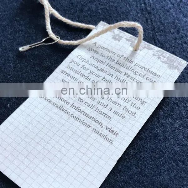 Custom Swimwear Gift Cardboard Swing Hang Tags photo-4