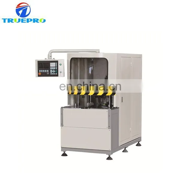 CNC Operation Three Axis Corner Cleaning Machine for UPVC Window and Door photo-2