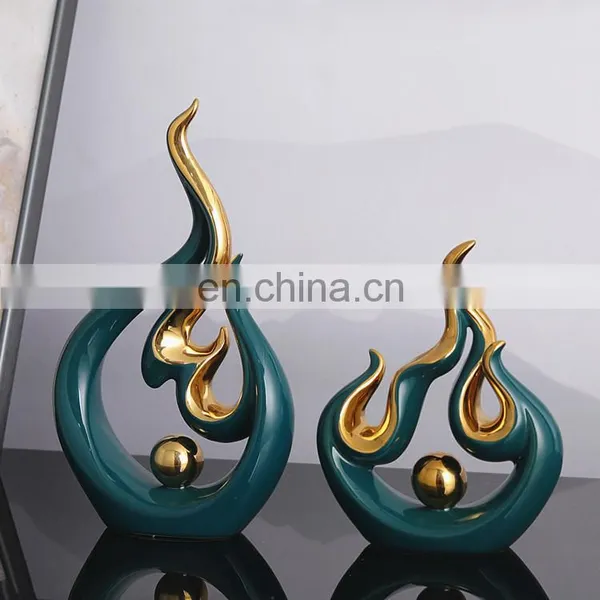Hot Selling Abstract Art Custom Porcelain Handmade Craft Statue for Home Decoration Ornament photo-5