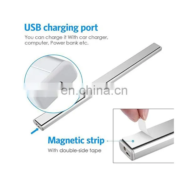Motion Sensor Closet Lights, DIY Stick-on Anywhere Portable 20 LED Wireless Sensing Cabinet Light, Charging Stairs/Step/Night photo-3