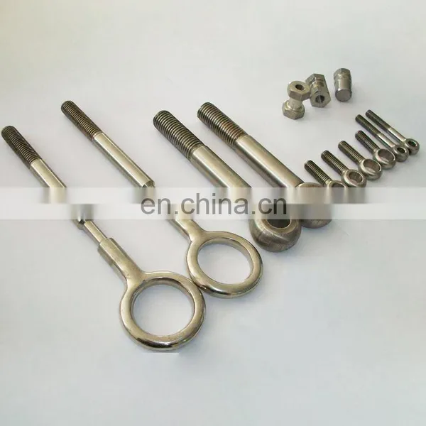Carbon Steel Small Eye Bolt m3 m4 M6 Stainless Steel DIN444 photo-4