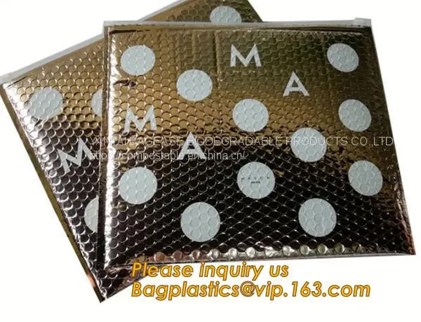 Rainbow Holographic Cosmetic Laser Slider Ziplockk Esd Bubble Bag Bubble Packaging Wrap Cosmetic Pouch Slider Bubble Bag photo-4