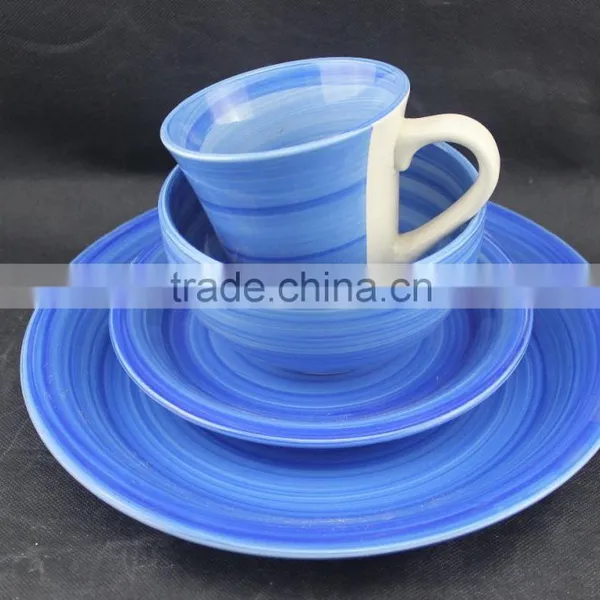 Stoneware Hand Painted Dinnerware Set With Cheap Price and Good Quality photo-3