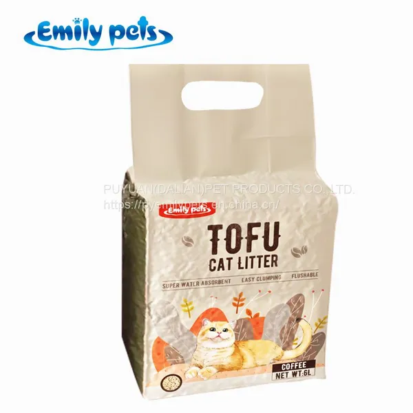 Tofu Sand Cats Wholesale Flushable Cat Litter 100% Natural Free Sample photo-5