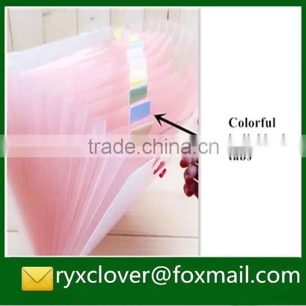 Expanding Handle Carrying Plastic Folders With 12 Pockets photo-4