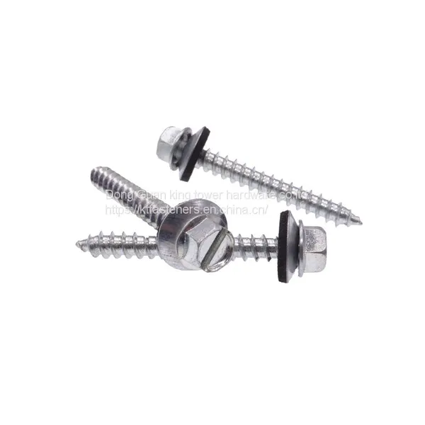 Factory Direct Sales Slotted External Hex Flange Head 3 Parts Sems Screw photo-5