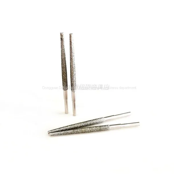 Customized 6mm Electroplated Diamond Round File Metal Alloy Material Cutting and Grinding photo-3