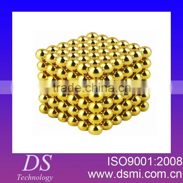 Neodymium Magnet Ball Toy Silver Gold Blue photo-5