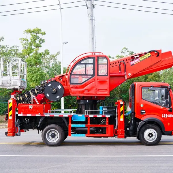 Dongfeng 36 метров 8-сегментный стреловой подъемник для высотных работ
