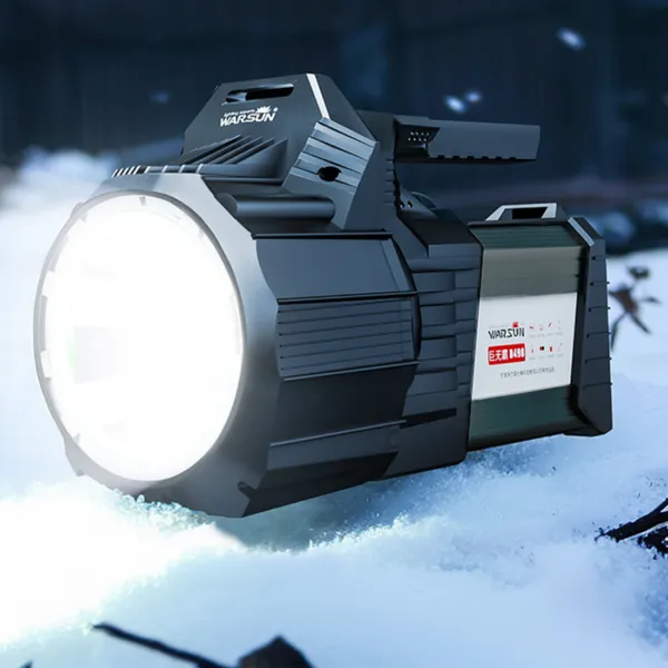 Linterna de alta potencia y luz fuerte para uso en el hogar, actividades al aire libre, caminatas nocturnas y patrullaje. Linterna portátil y multifuncional