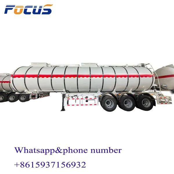 4 Axles 50000 Liters Oil Carbon Steel Tanker, Fuel Stanless Steel Tank Trailer,diesel Aluminum Alloy Tank Trailer,crude Oil Semi Tank Trailer photo-5