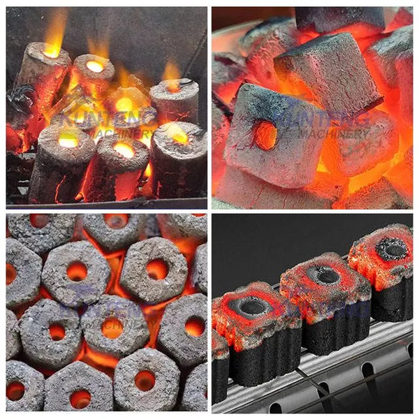 Green Carbon Forming Machine Coconut Shell Pine Needle Charcoal Briquette Making Machine EPC photo-5