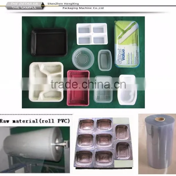 CE Approved Single Station Vacuum Forming Machine HX-61B photo-3