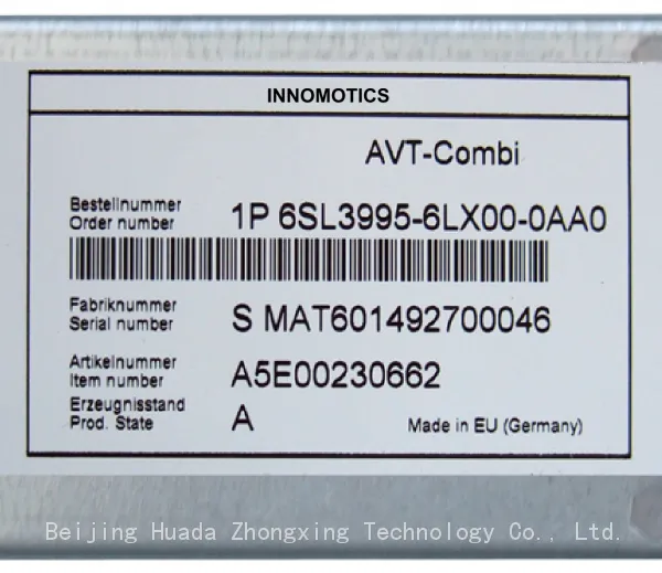 6SL3995-6LX00-0AA0︱INNOMOTICS GM150 AVT Комбинация