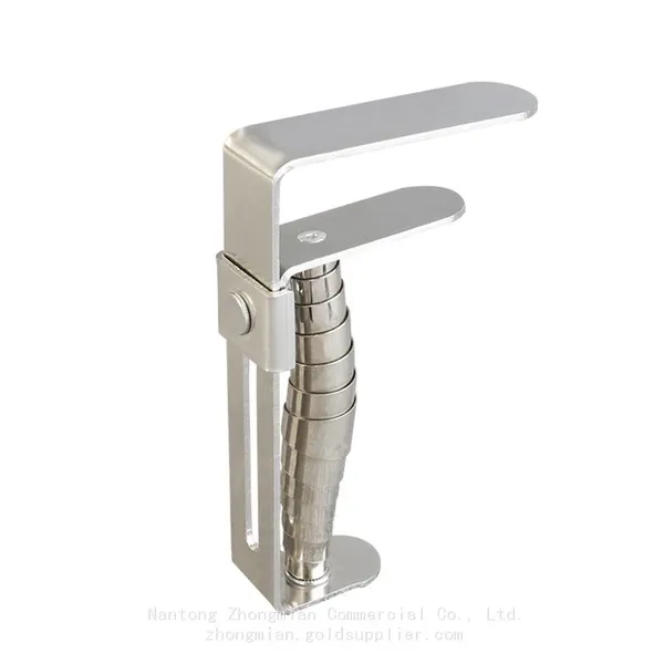 Stainless steel Tablecloth Clip with spring, adjustable range from 2-6.5cm
