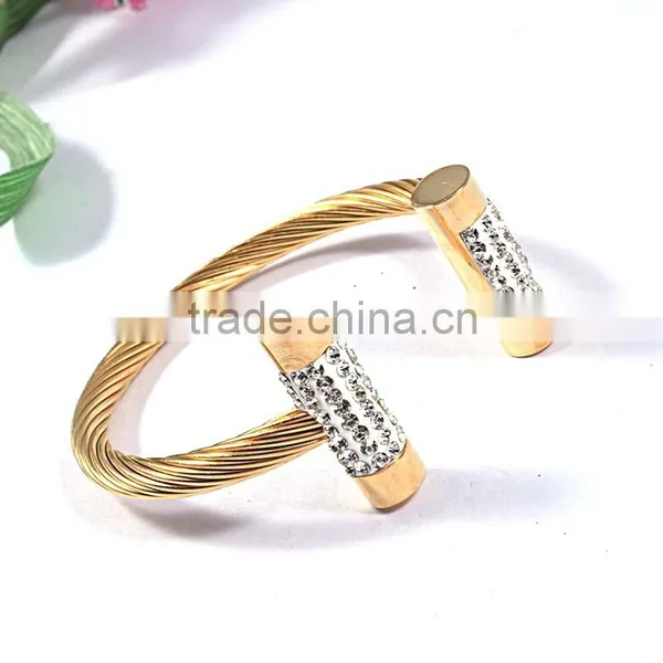 New Products Wholesale Fashion Jewelry Gold Bangles photo-3