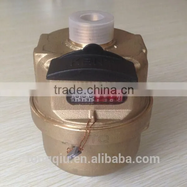 Volumetric Rotary Piston Brass Body Class C Water Meter LXH-15A photo-3