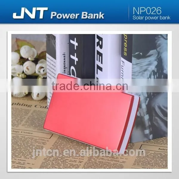 High Capacity Rechargeable Mobile Solar Power Bank With Dual USB Output NP019 photo-4