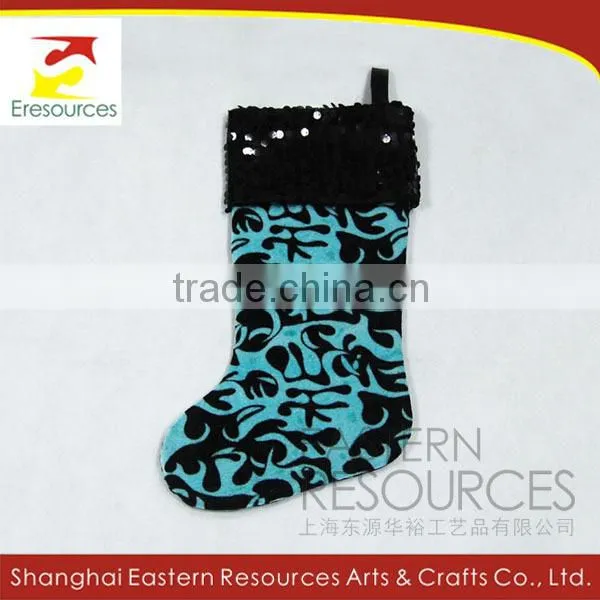 Polyester Christmas Stocking With Sequin photo-5