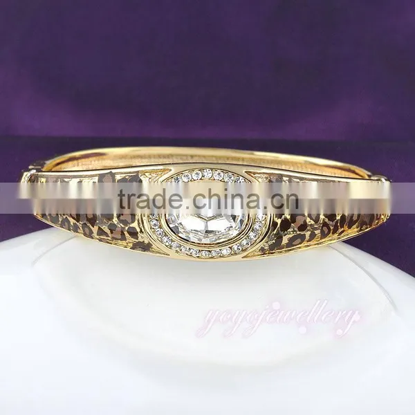 Charming Crystal Rose Gold Wholesale Expandable Bangle photo-2